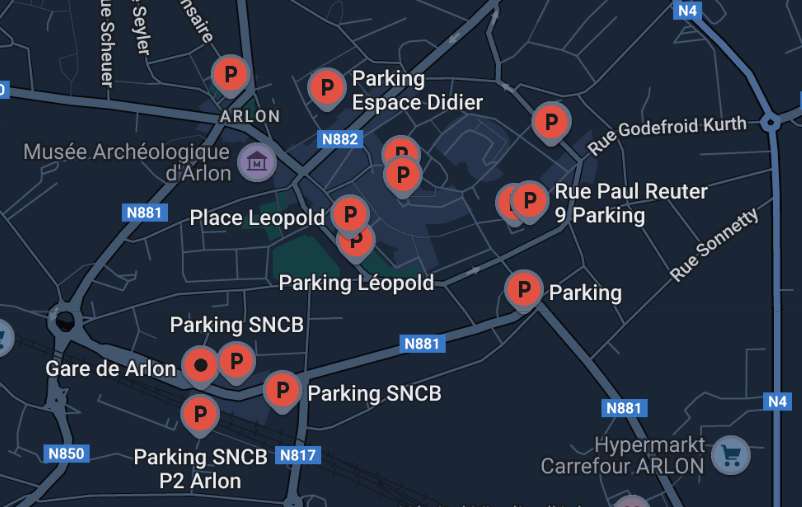 Le parking à Arlon ? Vous avez le choix !